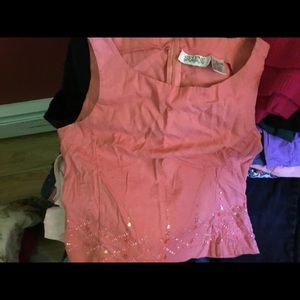 Dress shirt with beads